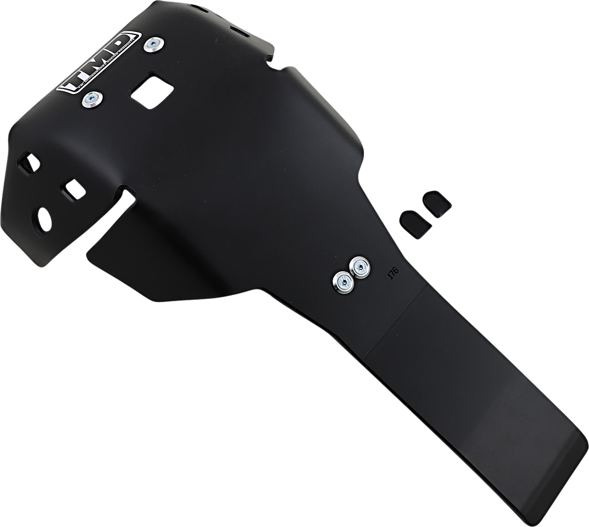 T.M. DESIGNWORKS Skid Plate - Black - Honda - CRF 450R/RX HOLG-460-BK