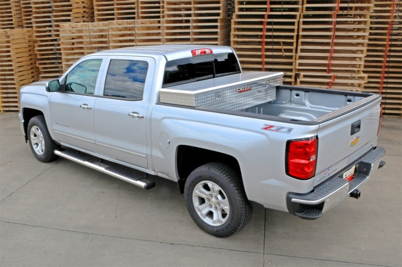 Deezee Universal Tool Box - Red Crossover - Single Lid BT Alum Full Size DZ 8170