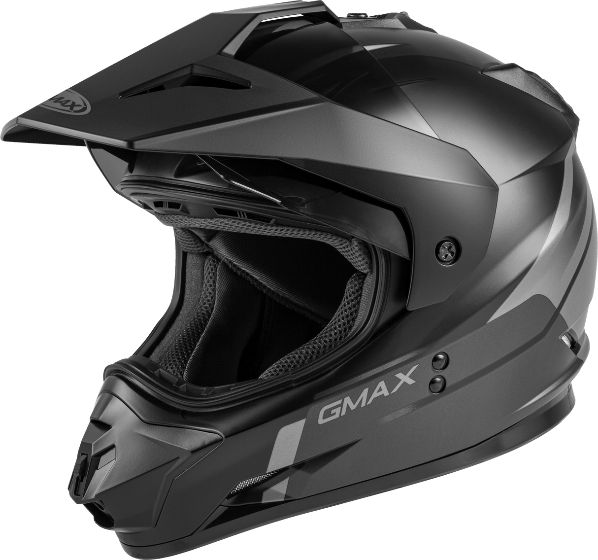 GMAX Gm-11 Dual-Sport Scud Helmet Matte Black/Grey Sm G1113504