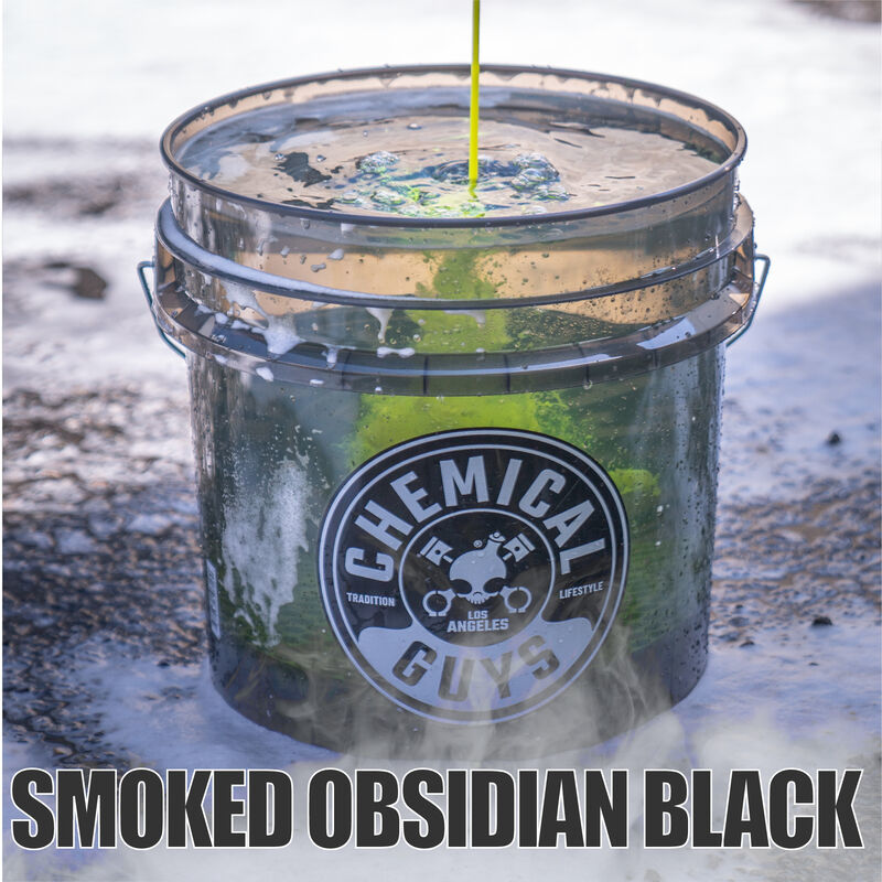 Chemical Guys Heavy Duty Detailing Bucket Smoked Black (4.5 Gal) ACC108