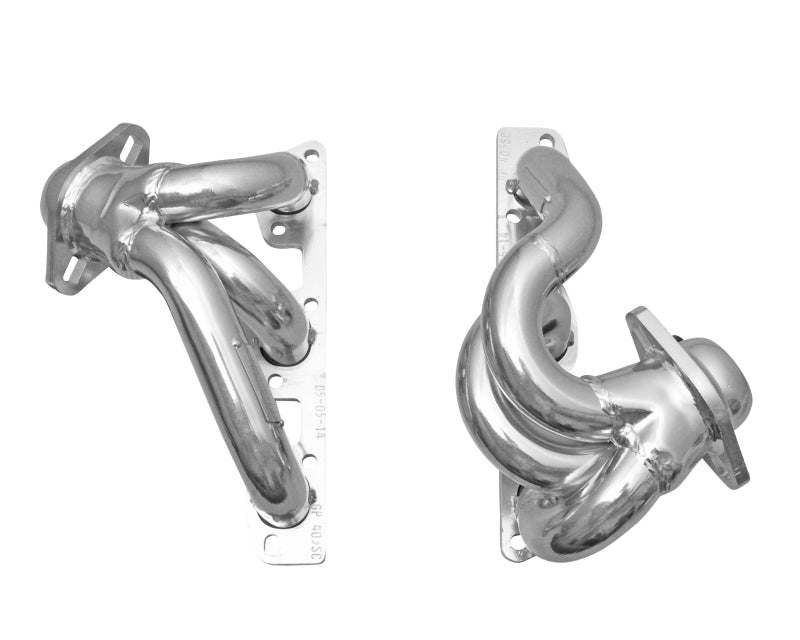 Gibson 07-11 Jeep Wrangler JK Rubicon 3.8L 1-1/2in 16 Gauge Performance Header - Ceramic Coated GP403S-C