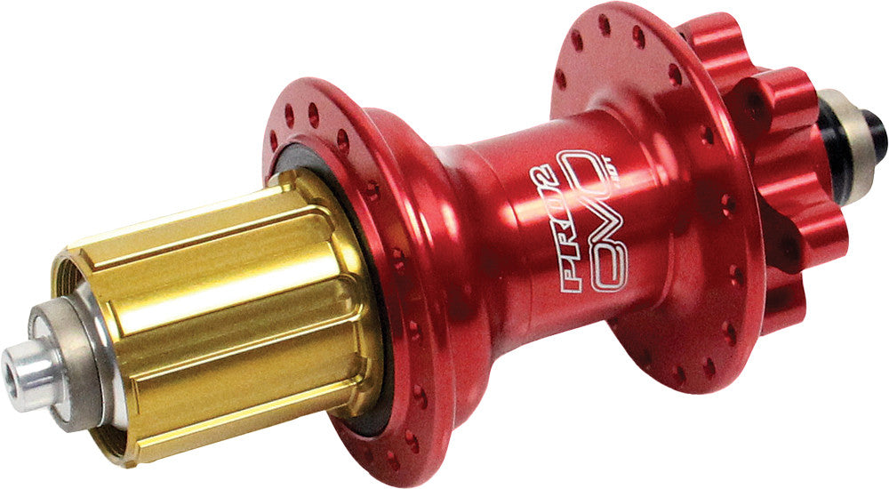 HOPE Pro 2 Evo Rear Hub Red 32h 135mm Qr RHPRE32RQR40T