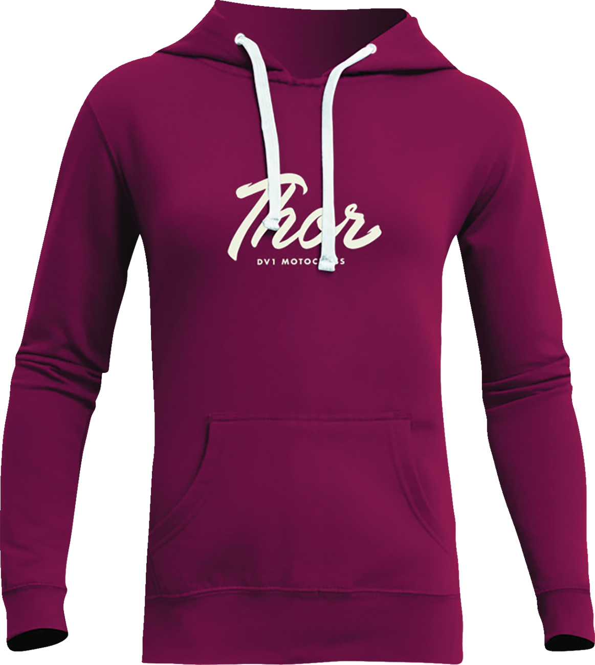 THOR Women's Script Pullover Sweatshirt - Wine - Small 3051-1191