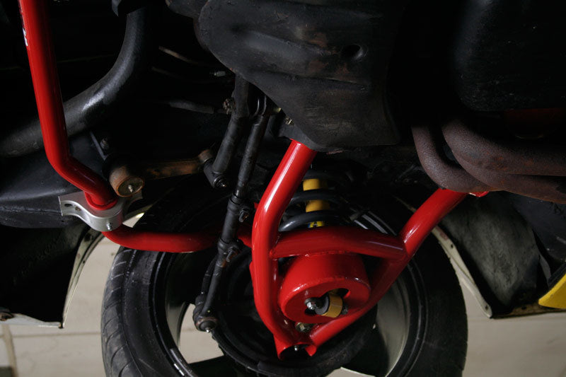 UMI Performance 64-72 GM A-Body Tubular Upper & Lower Front A-Arm Kit - Black 403133-B