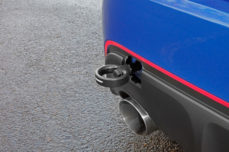 Perrin 13-20 & 2022 Subaru BRZ / 13-16 Scion FRS / 17-20 Toyota 86 Tow Hook Kit (Rear) - Black PSP-BDY-255BK