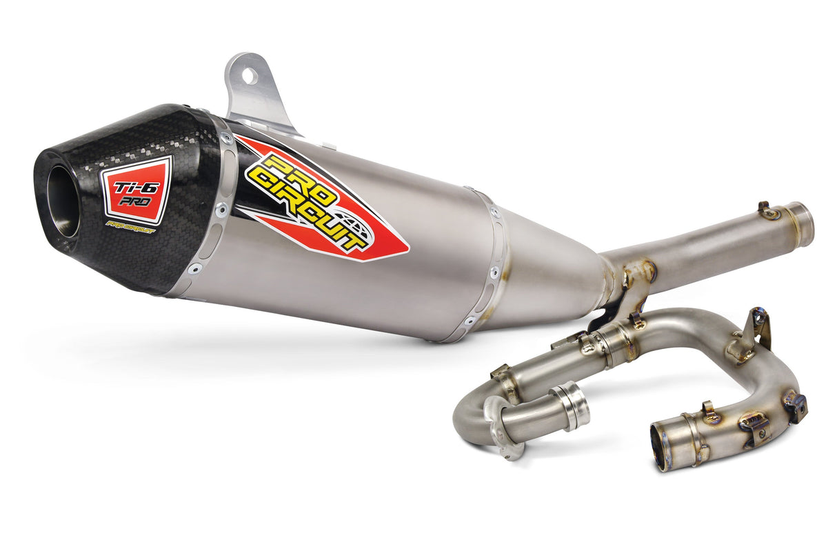 PRO CIRCUIT Ti-6 Pro Exhaust System W/Carbon End Cap 0331625FP