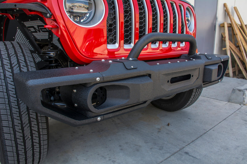 DV8 Offroad 2018+ Jeep JL/Gladiator Winch Ready Front Bumper FBJL-10