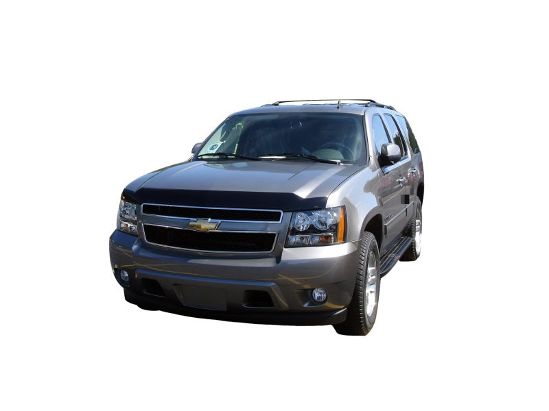 AVS 07-14 Chevy Tahoe (Excl. Hybrid Models) Aeroskin Low Profile Acrylic Hood Shield - Smoke 322011