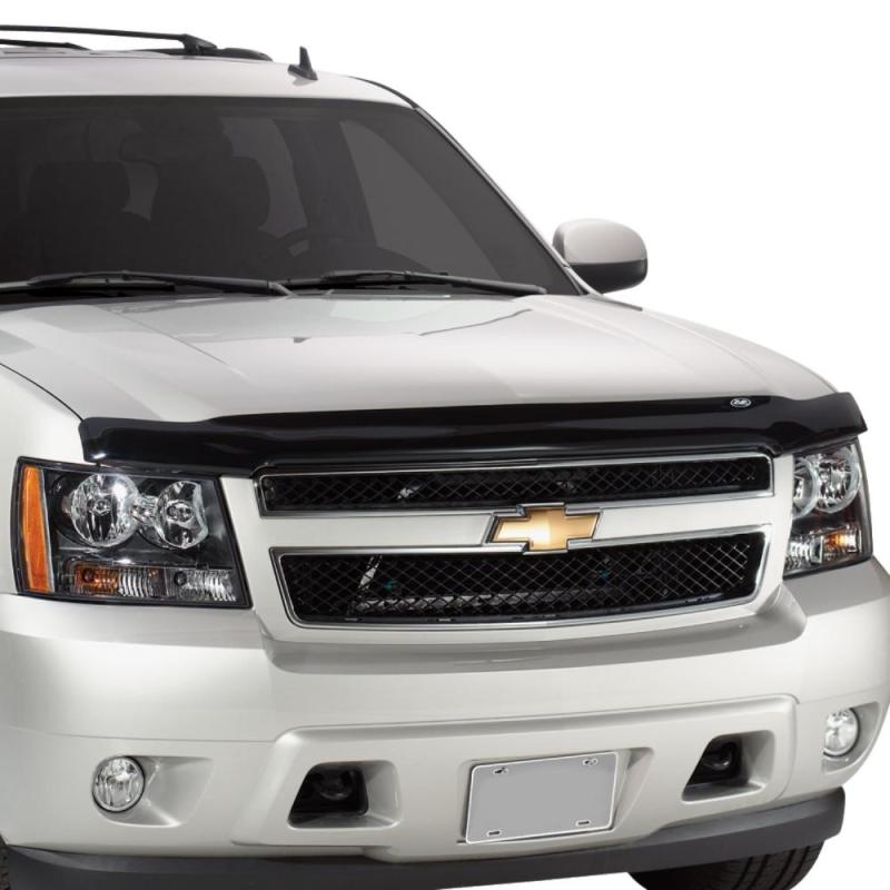 AVS 16-18 Chevy Silverado 1500 Bugflector Medium Profile Hood Shield - Smoke 23570