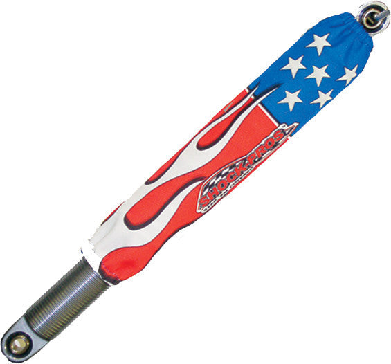 SHOCKPROS Shock Covers Patriot W/White Flames A201PAFL