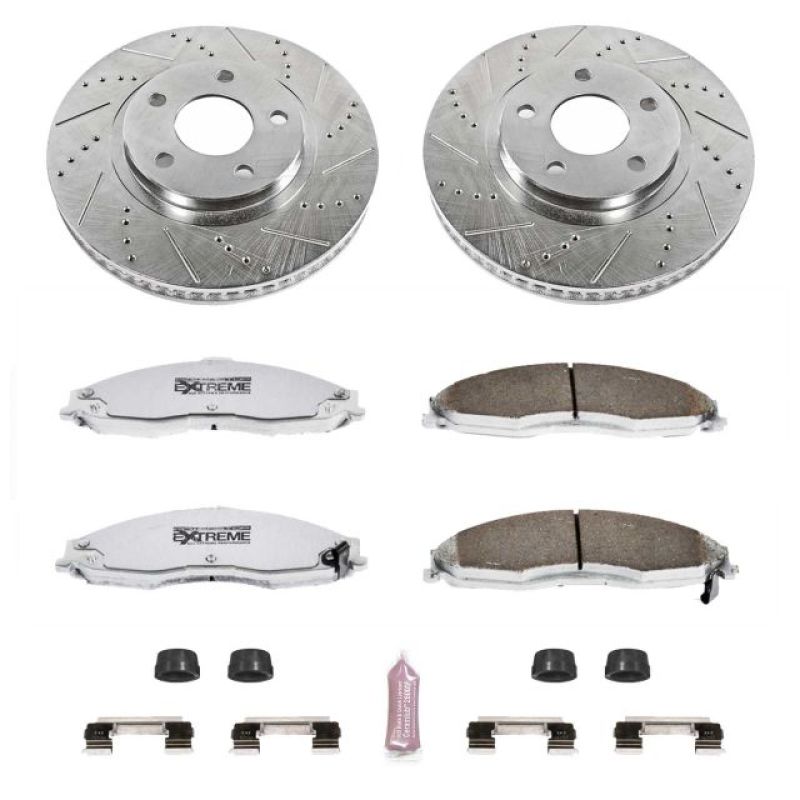 Power Stop 98-02 Chevrolet Camaro Front Z26 Street Warrior Brake Kit K1547-26