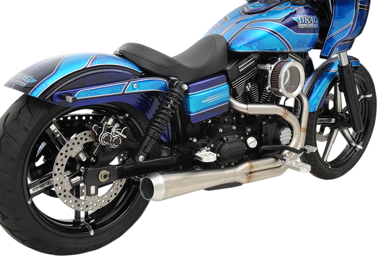 BASSANI XHAUST Road Rage 3 Exhaust - Stainless 1991-2017 Dyna /Fat Bob 1D1SS