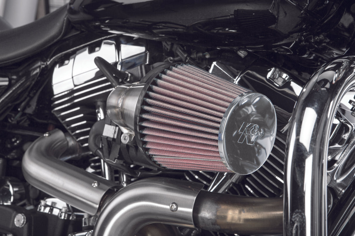K&NClamp-On Tapered Air Filter Chrome End Cap W/3 Inch InletRC-9480