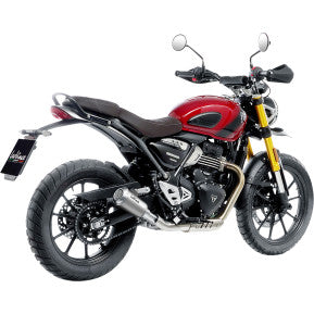 LEOVINCE LV-10 Slip-On Muffler - Stainless Steel - Scrambler/Speed 400 2024 15268U 1811-4702