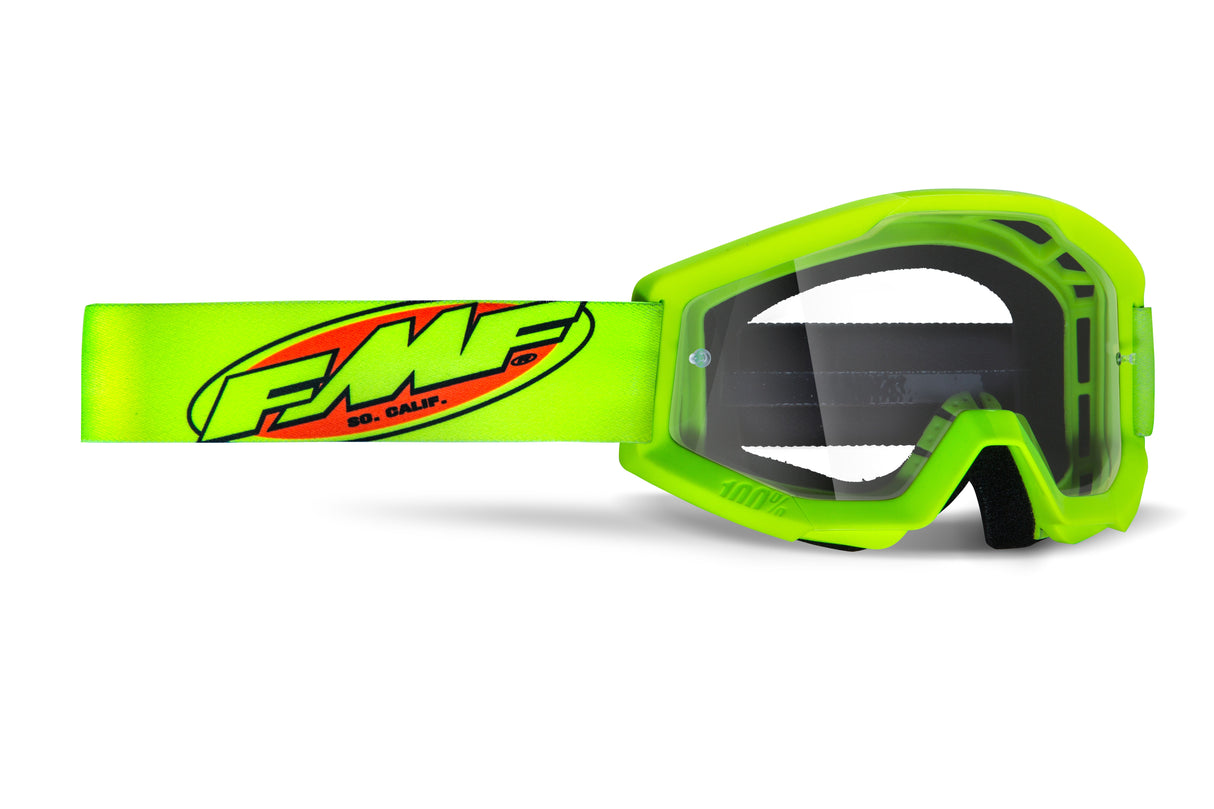 FMF VISION Powercore Goggle Core Yellow Clear Lens F-50050-00006