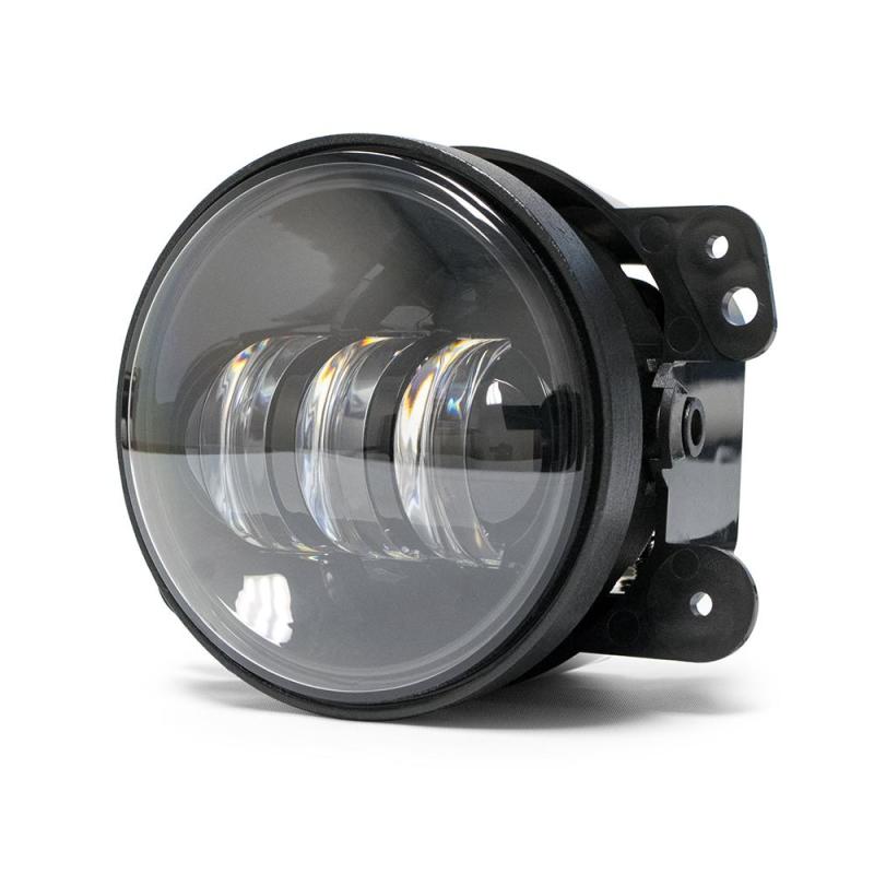 DV8 Offroad 07-18 Jeep Wrangler JK 4in 30W LED Replacement Fog Lights R4FL16W3W