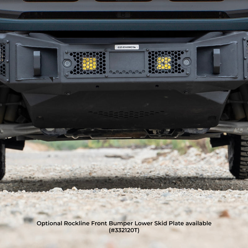 Go Rhino 21-24 Ford Bronco (2 and 4 Door) Rockline Full Width Bumper 331400T