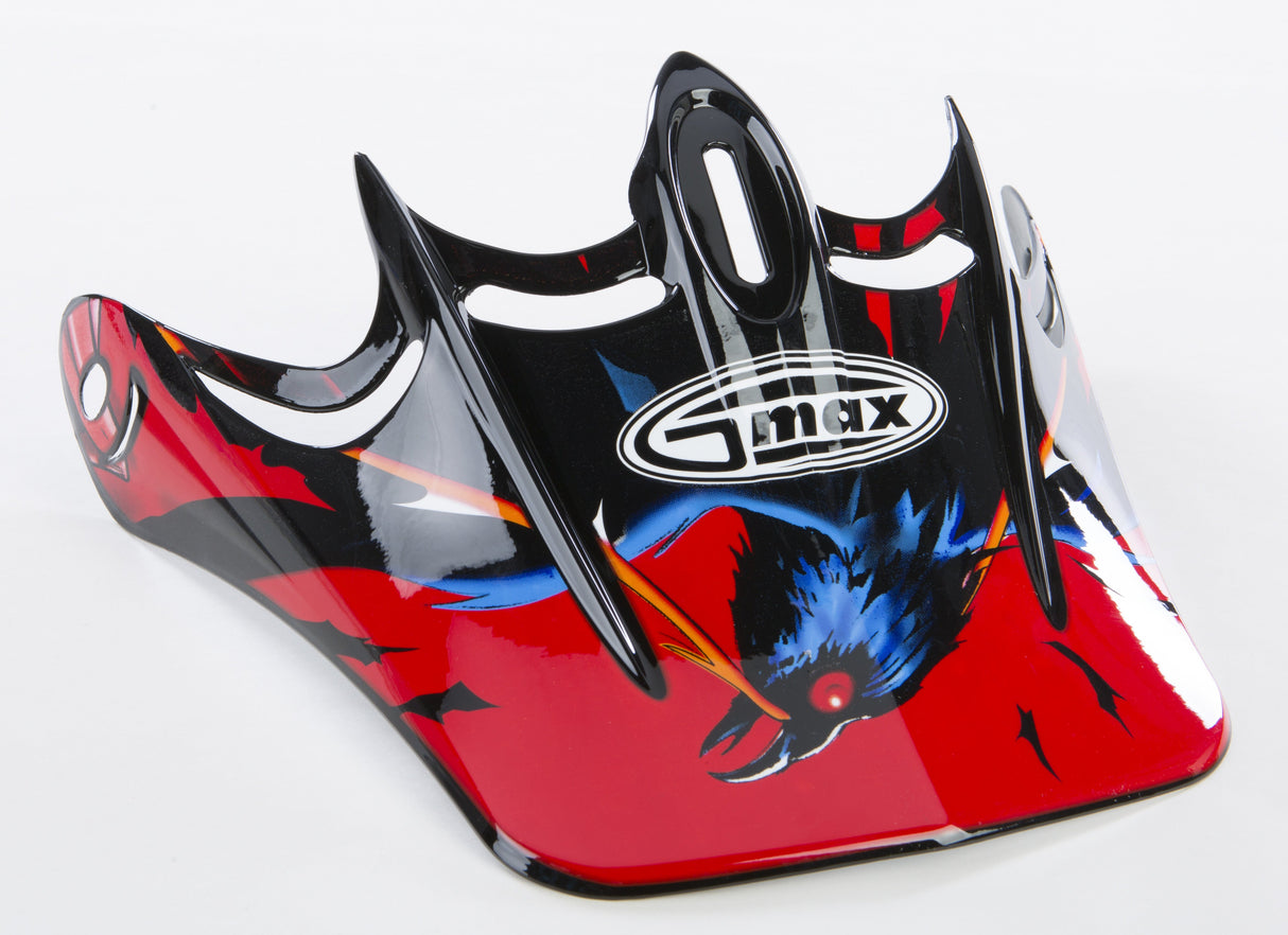 GMAX Visor Lg-3x Skull Black G999866