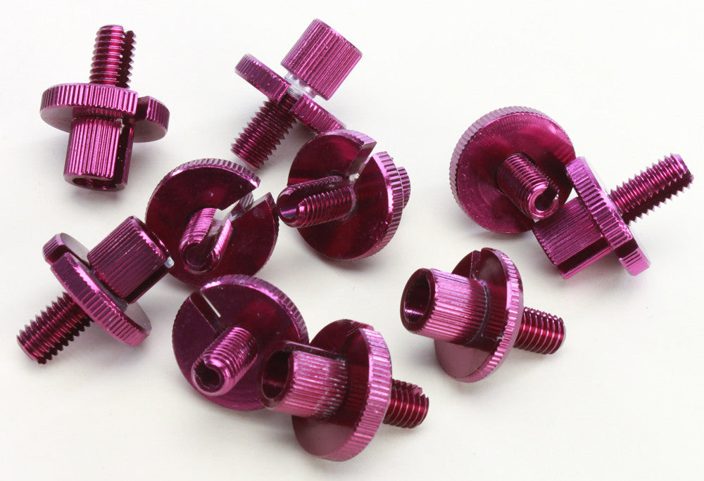 EMGO 10/Pk Cable Adjuster-8mm Purp Most Japanese Cycles 34-67086