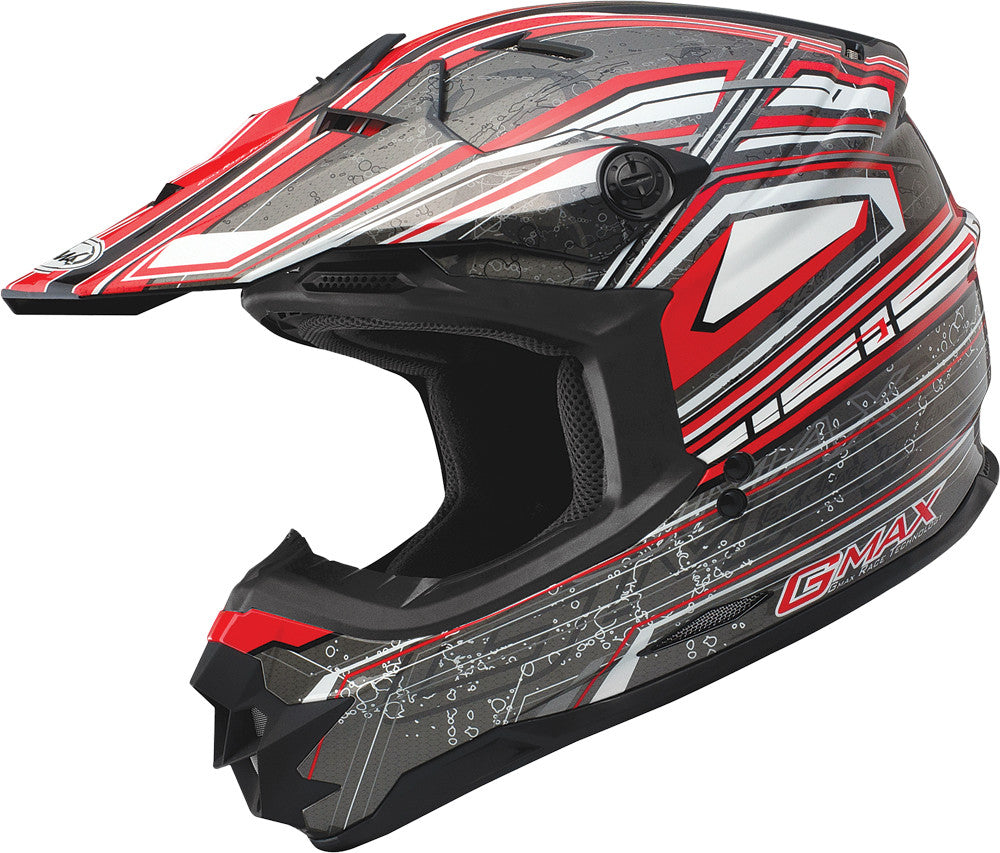GMAX Gm-76x Bio Helmet Red/White/Black 2x G3768208 TC-1
