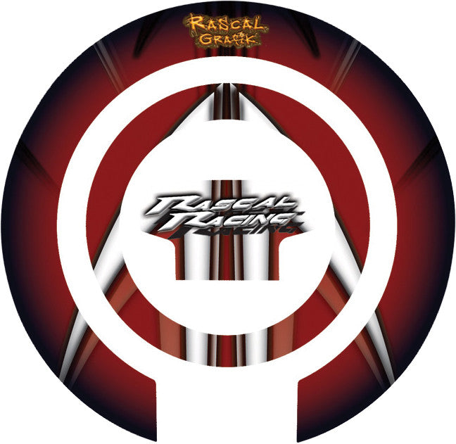 RASCAL GRAFIK Gas Cap Prot Yam R1 Red/White RA36709