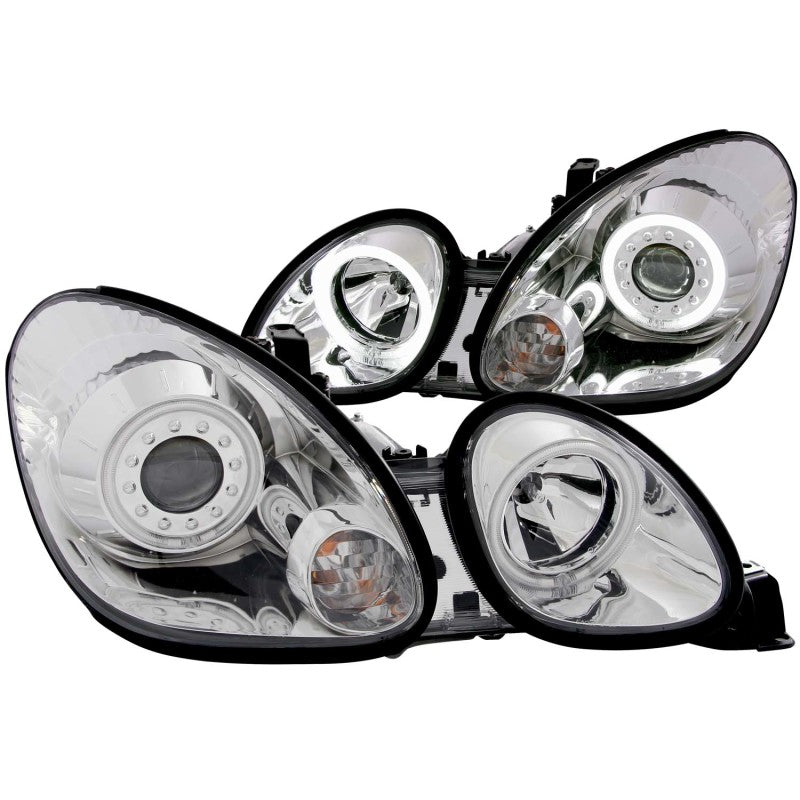 ANZO 1998-2005 Lexus Gs300 Projector Headlights w/ Halo Chrome 121143