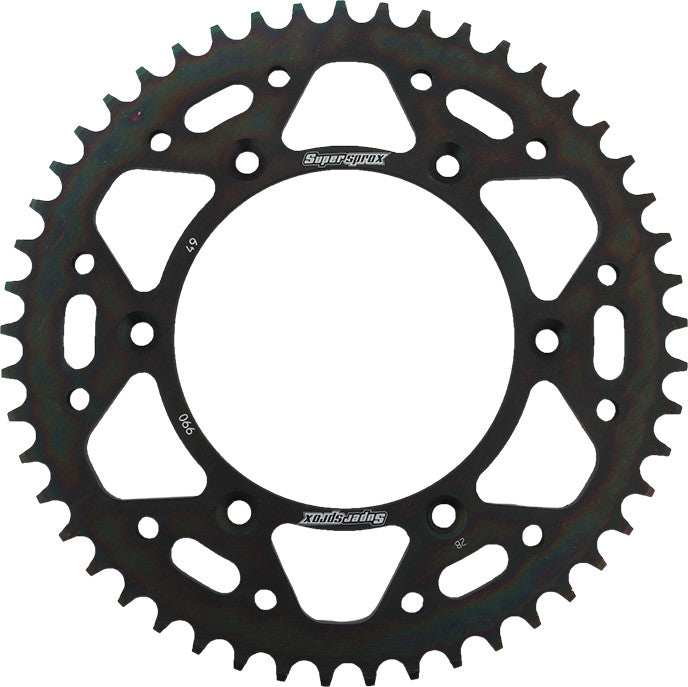 SUPERSPROX Rear Sprocket Steel 49t-520 Blk Husq/Ktm RFE-990-49-BLK