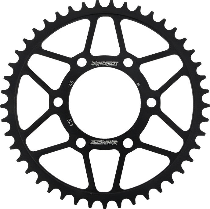 SUPERSPROX Rear Sprocket Steel 45t-520 Blk Kaw RFE-478-45-BLK