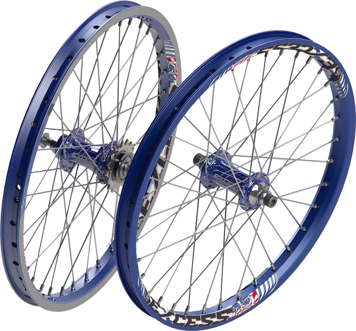 EXCESS 351 Pro Wheel Set Blue 20x1.75" EXWH0175BLBL