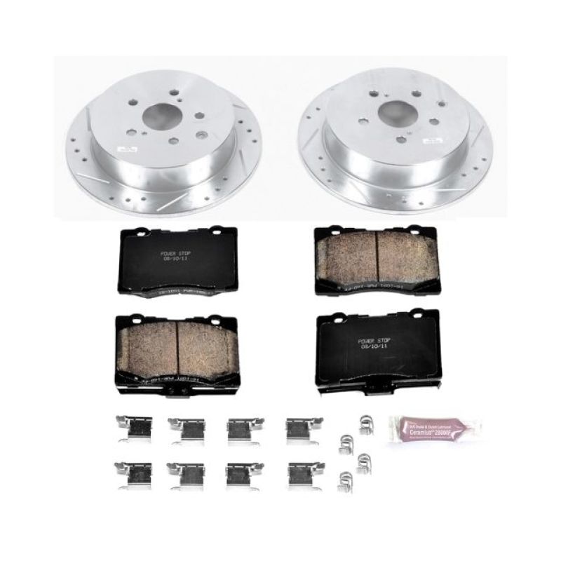Power Stop 10-15 Lexus RX350 Rear Z23 Evolution Sport Brake Kit K5864