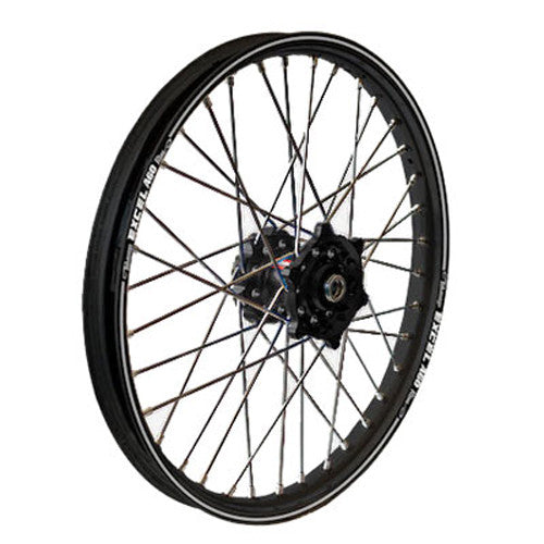 DUBYA Front Wheel 1.40 X 17 Black Hub Black Rim 56-3162BB