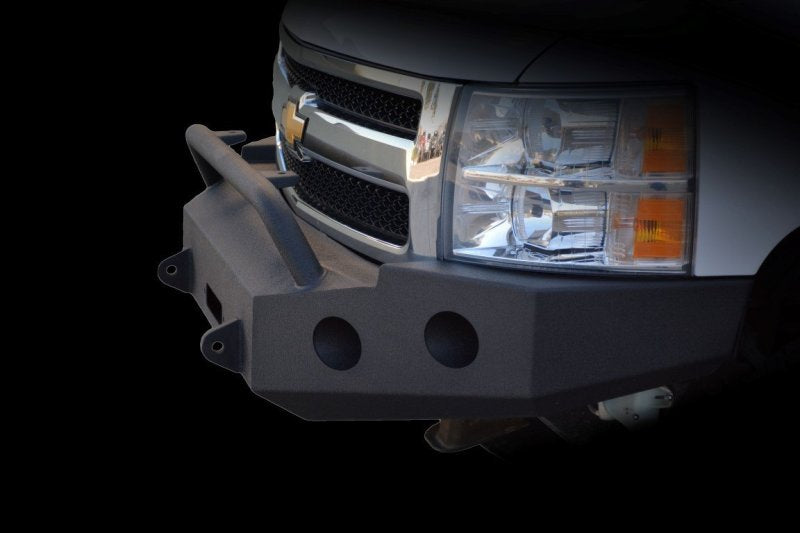 DV8 Offroad 07-13 Chevrolet Silverado 1500 Front Bumper - Black Powdercoat FBCS1-01