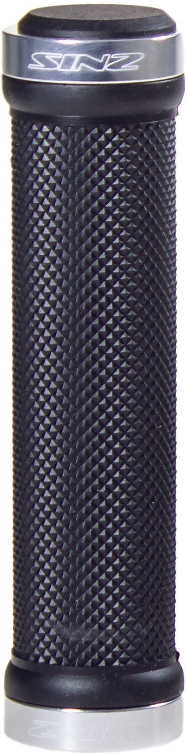 SINZ Lock-On Grips Black/Silver 130mm 214010