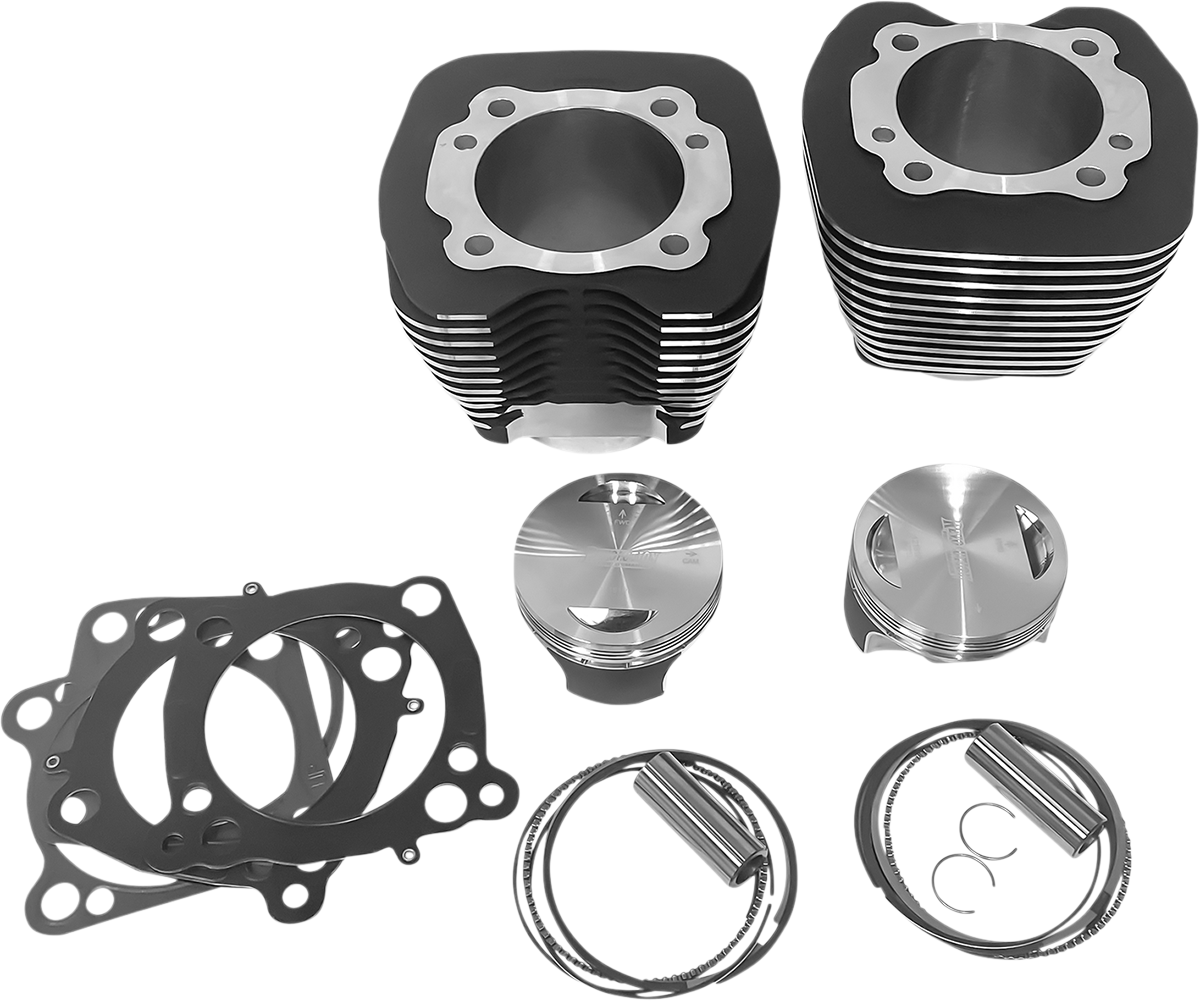 REVOLUTION PERFORMANCE, LLC Cylinder Kit - 98" - Black with Highlighted Fins RP201-111W