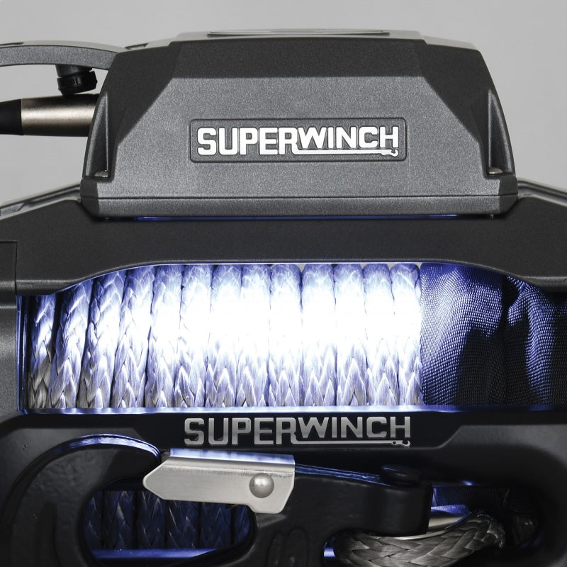 Superwinch 10000 LBS 12V DC 3/8in x 80ft Synthetic Rope SX 10000 Winch 1710201