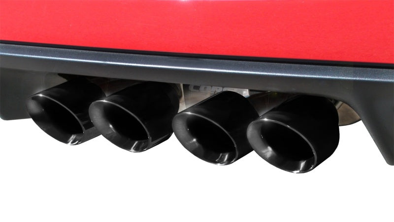 Corsa 05-08 Chevrolet Corvette C6 6.0L V8 Black Xtreme Axle-Back Exhaust 14469BLK