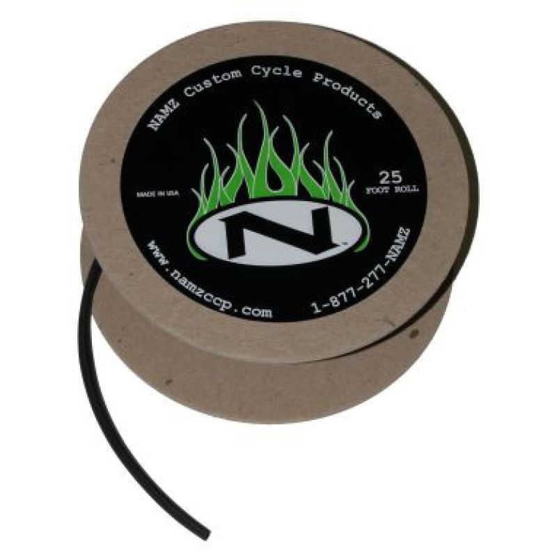 NAMZ Black Heatshrink 2-1 Ratio 25ft. Spool (3/32in. ID) NHSR-25332