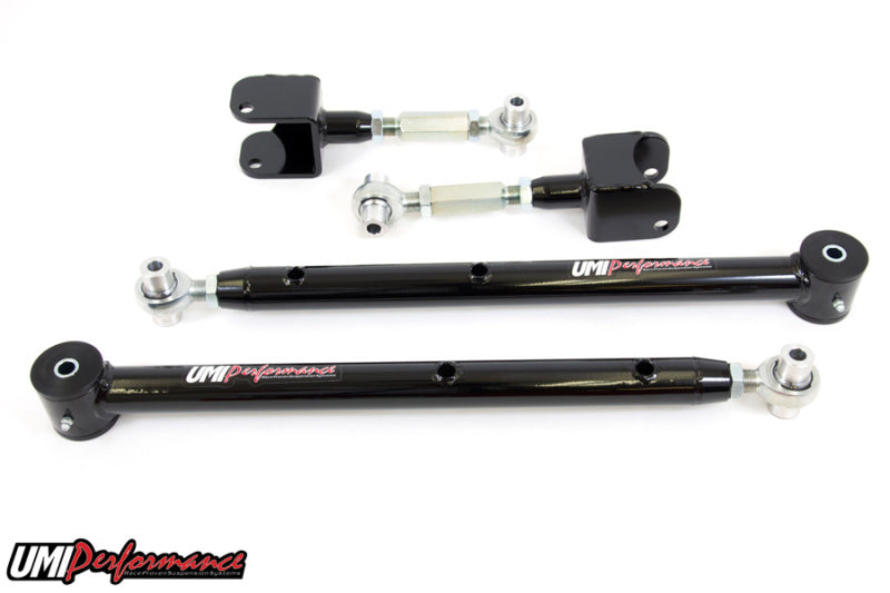 UMI Performance 78-88 GM G-Body Adjustable Upper & Lower Control Arm Kit 301417-B