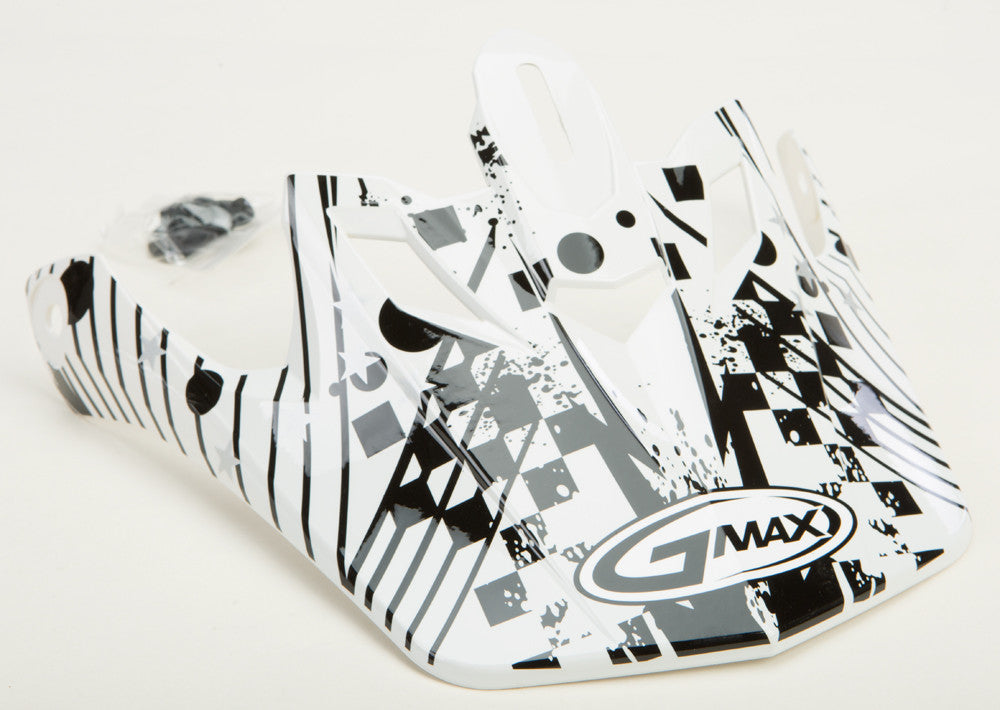 GMAX Gm-46y-1 Revurb Helmet Visor White/Black Md-3x G046038