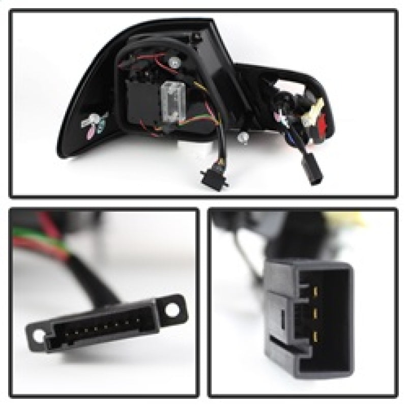 Spyder 04-06 BMW E46 2Dr (Coupe ONLY No Conv.) Lgtbar Styl LED Tail Lghts Blk ALT-YD-BE4604-LBLED-BK 5076564