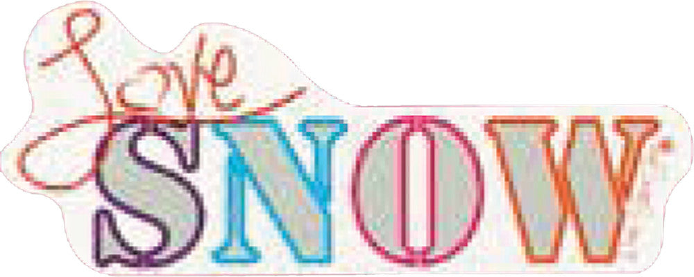 DSG Love Snow Decal 12831