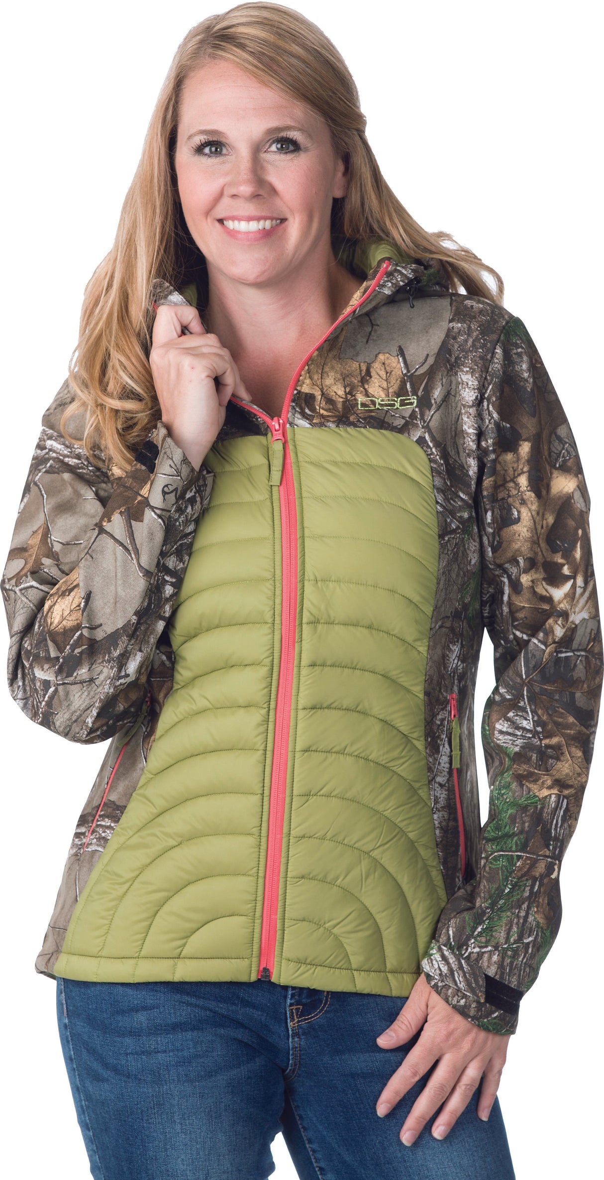 DSG Softshell Jacket Realtree/Green Sm 21728