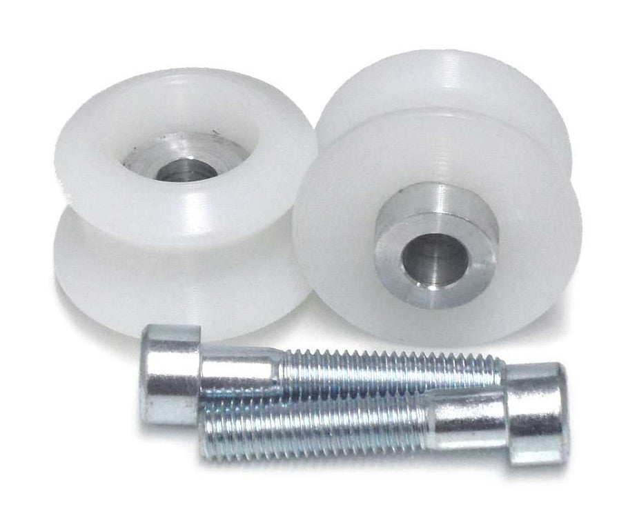 SHOGUN Swingarm Sliders White 701-0730