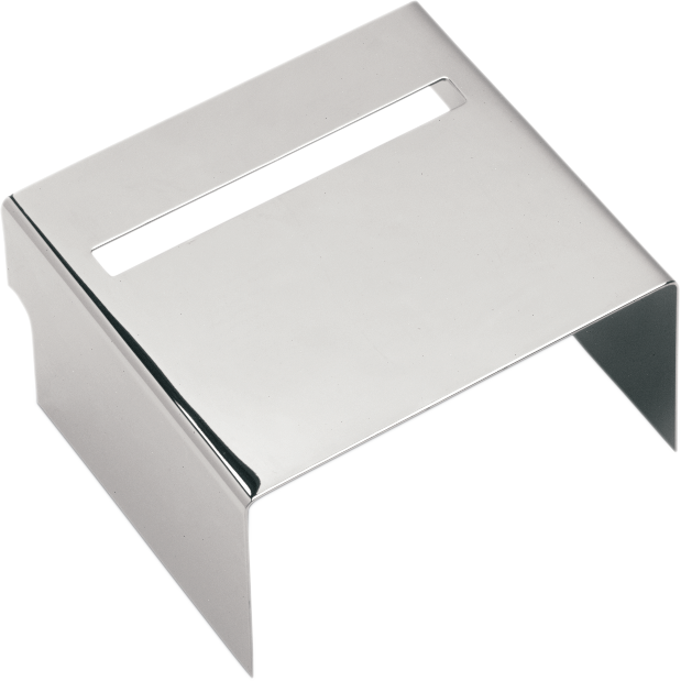 DRAG SPECIALTIES Tapa de batería - Lisa - Cromada 25-0011-BX-LB2