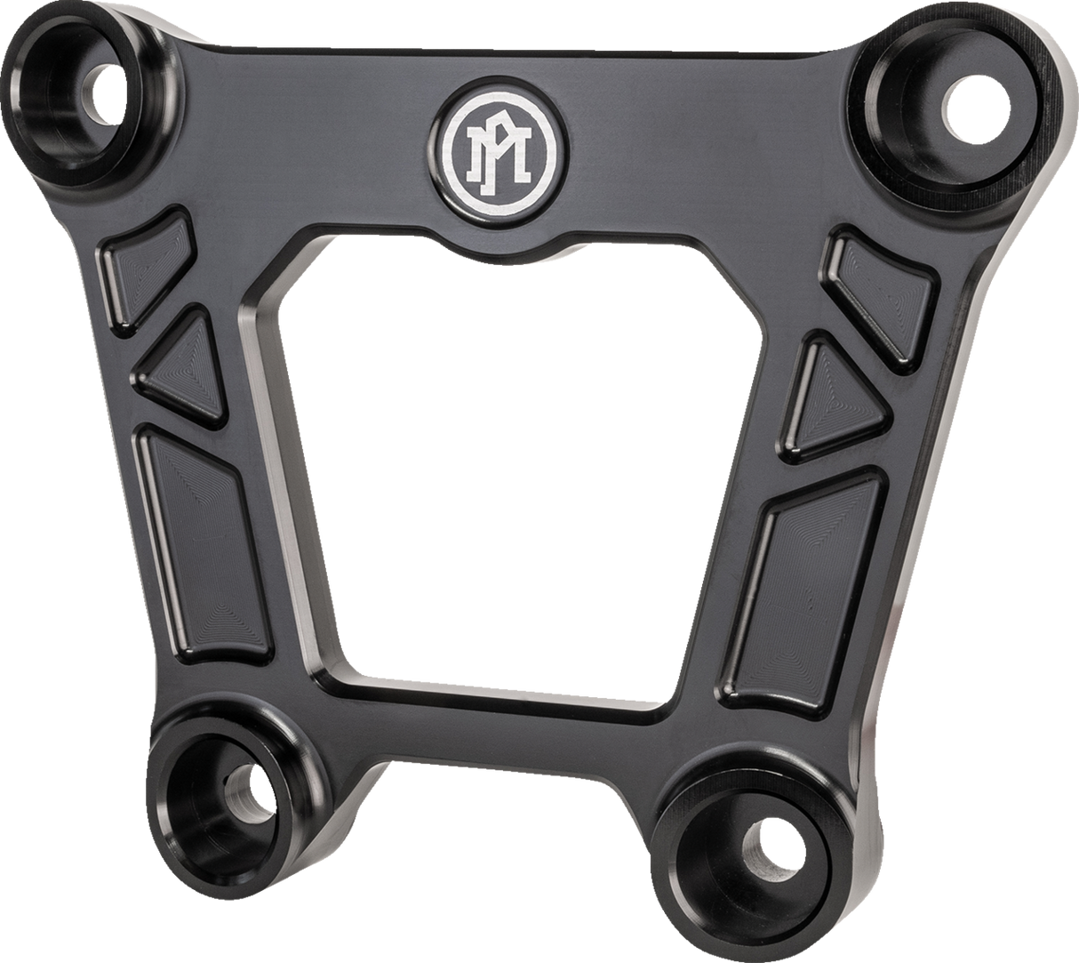 Placa de varilla de radio PM OFF-ROAD - RZR Turbo S - Anodizado negro 0222-0012-B