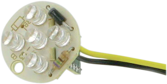 DRAG SPECIALTIES LED ámbar para luces marcadoras cromadas 20-6589-ALED