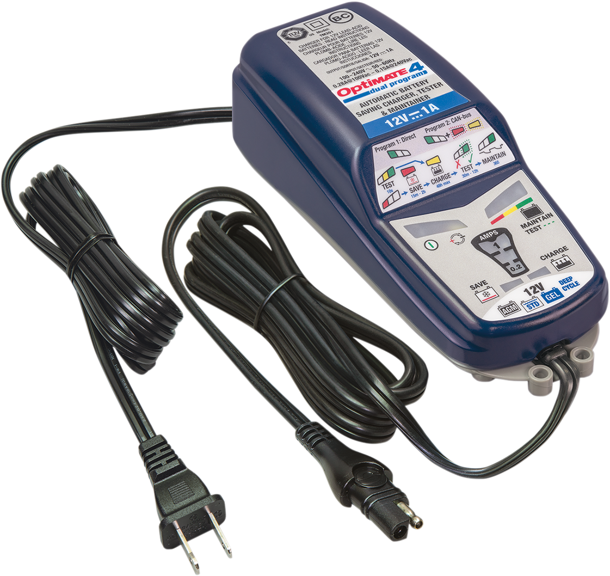 TECMATE Dual Program Battery Charger/Maintainer TM341