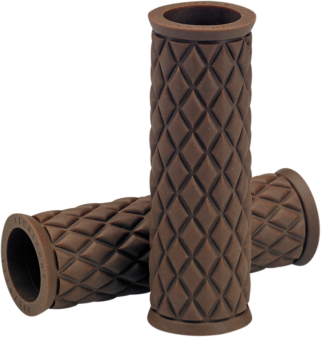Puños BILTWELL - Aluminio - Reemplazo - Chocolate 6706-0401
