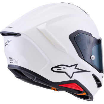 IN STOCK ALPINESTARS Supertech R7 Helmet - 22.06 - Solid - Gloss White - Large 8202126-2180-L