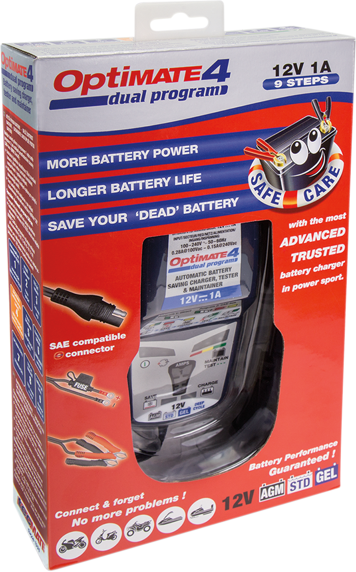 TECMATE Dual Program Battery Charger/Maintainer TM341